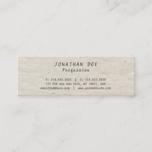 プロフェッショナルクリエイティブヴィンテージ使用履歴ルック スキニー名刺