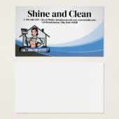 プロフェッショナルクリーナーと箒 (正面&裏面)