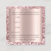 プロフェッショナルクリーニングサービスレジデンスメイドロゴ 予約カード (裏面)