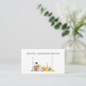 プロフェッショナルクリーニングサービス用品 名刺 (スタンド正面)