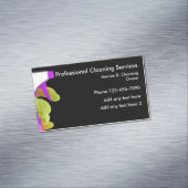 プロフェッショナルクリーニングサービス磁気デザイン マグネット名刺 (インサイチュ)