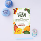 プロフェッショナルクリーニングサービス チラシ (シングル)
