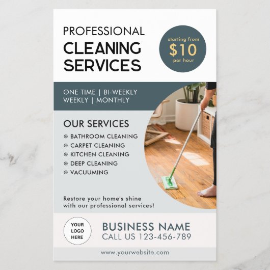 プロフェッショナルクリーニングサービス チラシ (正面)