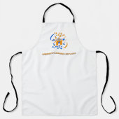 プロフェッショナルクリーニングサービスOrange Blue White エプロン (正面)