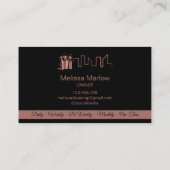 プロフェッショナルクリーニングハウスレジデンシャルコマーシャル 名刺 (裏面)