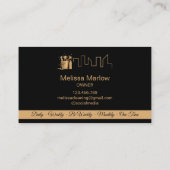 プロフェッショナルクリーニングハウスレジデンシャルコマーシャル 名刺 (裏面)