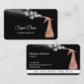 プロフェッショナルクリーニングハ保ウスきらめくブシ 名刺 (正面/裏面)