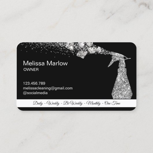 プロフェッショナルクリーニングハ保ウスきらめくブシ 名刺 (裏面)