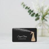 プロフェッショナルクリーニングハ保ウスきらめくブシ 名刺 (スタンド正面)