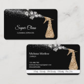 プロフェッショナルクリーニングハ保ウスきらめくブシ 名刺 (正面/裏面)