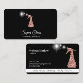 プロフェッショナルクリーニングハ保ウスきらめくブシ 名刺 (正面/裏面)