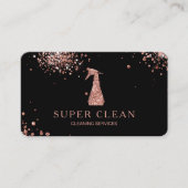 プロフェッショナルクリーニングハ保ウスのスプレーボトル 名刺 (正面)