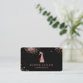 プロフェッショナルクリーニングハ保ウスのスプレーボトル 名刺 (スタンド正面)