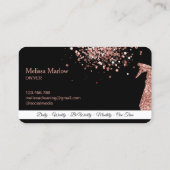 プロフェッショナルクリーニングハ保ウスのスプレーボトル 名刺 (裏面)