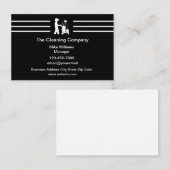 プロフェッショナルクリーニング清掃の清掃用名刺 名刺 (正面/裏面)