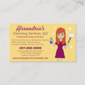 プロフェッショナルクリーニング/清掃作業 名刺 (正面)