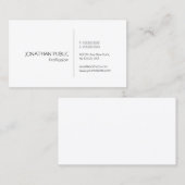 プロフェッショナルクリーンクリエイティブプエレガントラモダンイン 名刺 (正面/裏面)