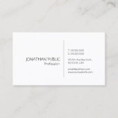 プロフェッショナルクリーンクリエイティブプエレガントラモダンイン 名刺 (正面)