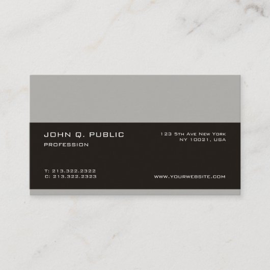 プロフェッショナルクリーントレンディークリエイティブシモダンック 名刺 (正面)