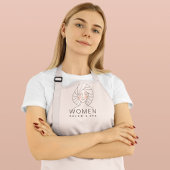 プロフェッショナルクリーン赤面ピンク美しいサロンユニフォーム エプロン