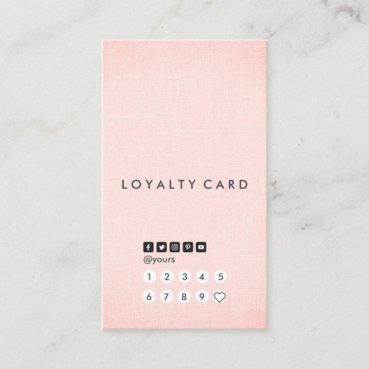 プロフェッショナルクリーン赤面リネンロイヤリティ縦型 名刺 (正面)