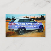 プロフェッショナルクールモバイルカーの洗浄とオートディテリング 名刺 (正面)