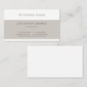 プロフェッショナルグお洒落ラフィックデザインモダン平面 名刺 (正面/裏面)