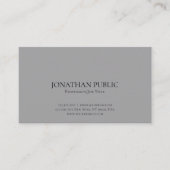 プロフェッショナルグエレガントレーシンプルプレーン 名刺 (正面)