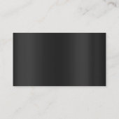 プロフェッショナルグシンプルレーモダンプレーン 名刺 (裏面)