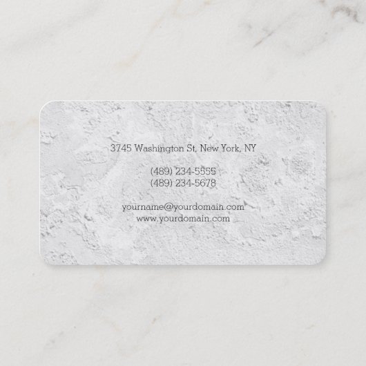 プロフェッショナルグフェミニンレーピンクモノグラム 名刺 (裏面)