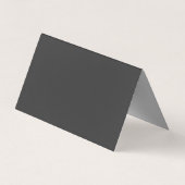 プロフェッショナルグモダンレーブラックミニマリスト 名刺 (裏面)