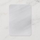 プロフェッショナルグモダンレーレッドモノグラムミニマル 名刺 (裏面)