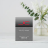 プロフェッショナルグモダンレーレッドモノグラム 名刺 (スタンド正面)