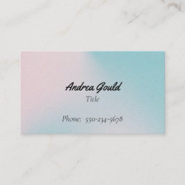プロフェッショナルグラデーションのピンクと青の名刺 名刺