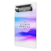 プロフェッショナルグラデーションピンクパープル筆跡 ミニクリップボード (アングル2)