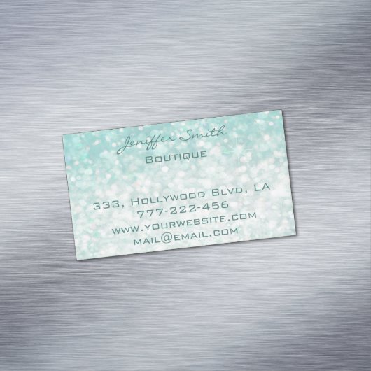 プロフェッショナルグラマエレガントルモダンプレーン《写真》ぼけ味 マグネット名刺 (インサイチュ)