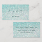 プロフェッショナルグラマモダンルエレガントプレーン《写真》ぼけ味 名刺 (正面/裏面)