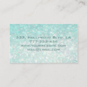 プロフェッショナルグラマモダンルエレガントプレーン《写真》ぼけ味 名刺 (裏面)