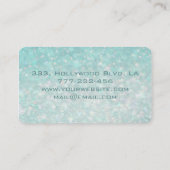 プロフェッショナルグラマモダンルエレガントプレーン《写真》ぼけ味 名刺 (裏面)