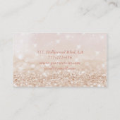 プロフェッショナルグラマモダンーエレガント《写真》ぼけ味バラ 名刺 (裏面)