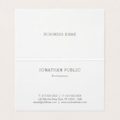 プロフェッショナルグラマー金ゴールドモダンエレガントテンプレート 名刺 (内部フラット)