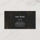 プロフェッショナルグランジダーク建築 名刺 (裏面)