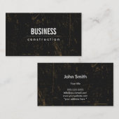 プロフェッショナルグランジダーク建築 名刺 (正面/裏面)