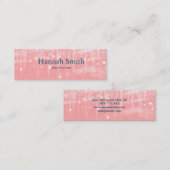 プロフェッショナルグリッターイベントプランナー スキニー名刺 (正面/裏面)