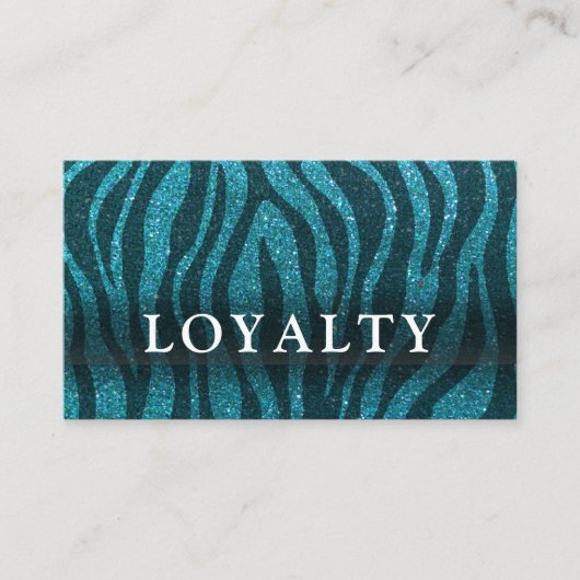 プロフェッショナルグリッタートレンディーモダンエレガントサロン 予約カード (正面)