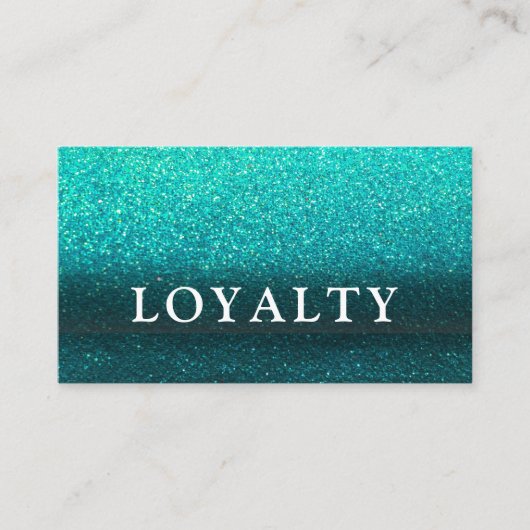 プロフェッショナルグリッタートレンディーモダンエレガントサロンA 予約カード (正面)