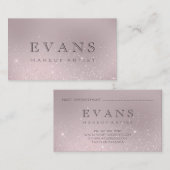 プロフェッショナルグリッターナス赤面グリッターメーキャップ 予約カード (正面/裏面)