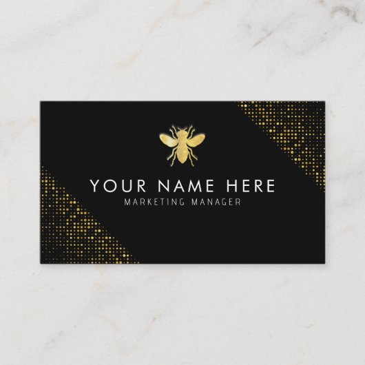 プロフェッショナルグリッタービービーキーパーハニー 名刺 (正面)