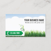 プロフェッショナルグリーングラス造園名刺 名刺 (正面)