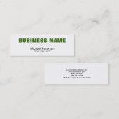 プロフェッショナルグリーンスキニー名刺 スキニー名刺 (正面/裏面)